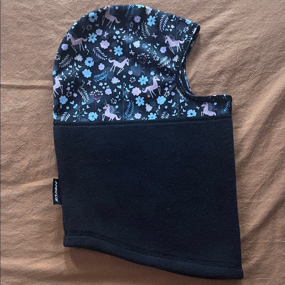 Unicorn & Black Kids Balaclava helmet headliner